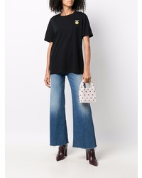 Мужская черная футболка с круглым вырезом от Sandro