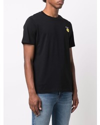 Мужская черная футболка с круглым вырезом от Sandro