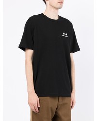 Мужская черная футболка с круглым вырезом от FIVE CM