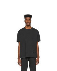 Мужская черная футболка с круглым вырезом от Essentials