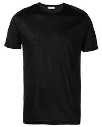Мужская черная футболка с круглым вырезом от Etro