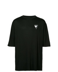 Мужская черная футболка с круглым вырезом от Ex Infinitas