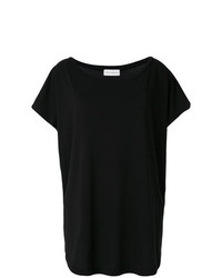Женская черная футболка с круглым вырезом от Faith Connexion