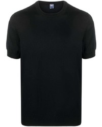 Мужская черная футболка с круглым вырезом от Fedeli