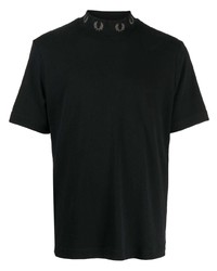 Мужская черная футболка с круглым вырезом от Fred Perry