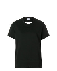 Женская черная футболка с круглым вырезом от Gaelle Bonheur