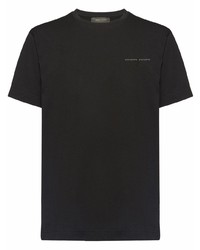 Мужская черная футболка с круглым вырезом от Giuseppe Zanotti