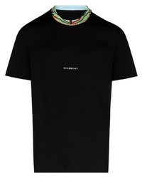 Мужская черная футболка с круглым вырезом от Givenchy