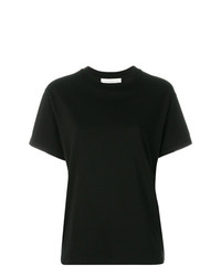 Женская черная футболка с круглым вырезом от Golden Goose Deluxe Brand