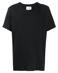 Мужская черная футболка с круглым вырезом от Greg Lauren