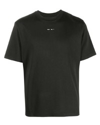 Мужская черная футболка с круглым вырезом от Heliot Emil