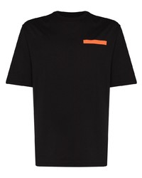 Мужская черная футболка с круглым вырезом от Heron Preston for Calvin Klein