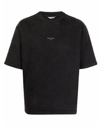 Мужская черная футболка с круглым вырезом от Holzweiler