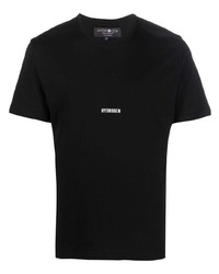 Мужская черная футболка с круглым вырезом от Hydrogen
