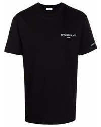 Мужская черная футболка с круглым вырезом от Ih Nom Uh Nit