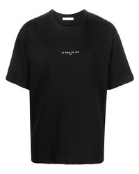 Мужская черная футболка с круглым вырезом от Ih Nom Uh Nit