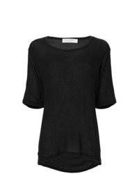 Женская черная футболка с круглым вырезом от IRO