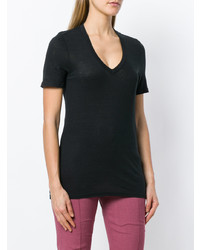 Женская черная футболка с круглым вырезом от Isabel Marant Etoile
