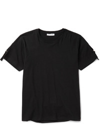Мужская черная футболка с круглым вырезом от J.W.Anderson