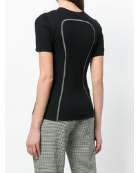 Женская черная футболка с круглым вырезом от Alyx