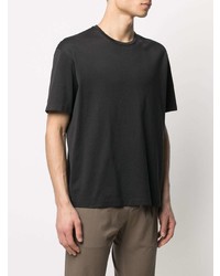 Мужская черная футболка с круглым вырезом от Nuur