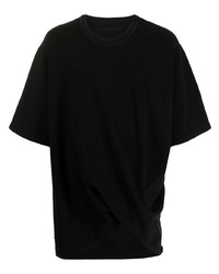 Мужская черная футболка с круглым вырезом от Julius