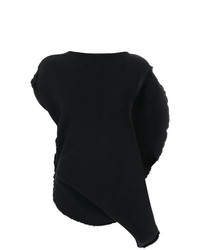 Женская черная футболка с круглым вырезом от JW Anderson