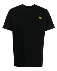 Мужская черная футболка с круглым вырезом от Kenzo