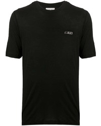 Мужская черная футболка с круглым вырезом от Kirin
