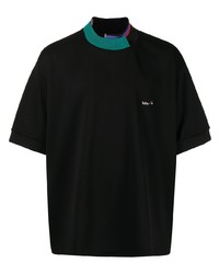 Мужская черная футболка с круглым вырезом от Kolor