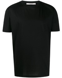 Мужская черная футболка с круглым вырезом от La Fileria For D'aniello