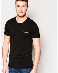 Мужская черная футболка с круглым вырезом от Lambretta