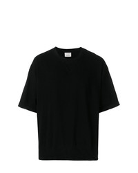 Мужская черная футболка с круглым вырезом от Laneus