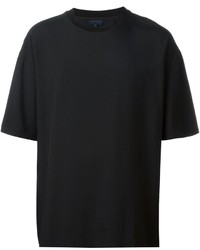 Мужская черная футболка с круглым вырезом от Lanvin