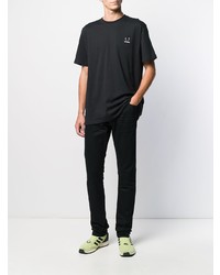 Мужская черная футболка с круглым вырезом от Raf Simons X Fred Perry