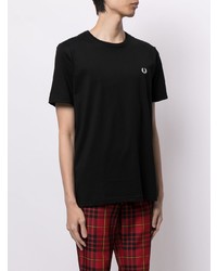 Мужская черная футболка с круглым вырезом от Fred Perry