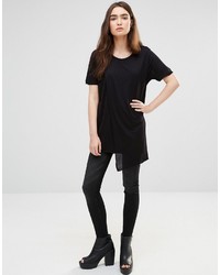 Женская черная футболка с круглым вырезом от Cheap Monday