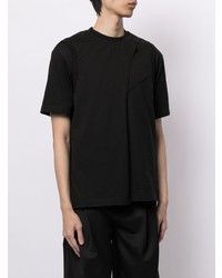 Мужская черная футболка с круглым вырезом от Feng Chen Wang