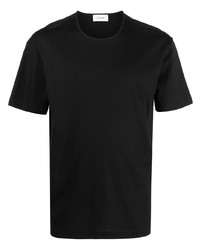 Мужская черная футболка с круглым вырезом от Lemaire