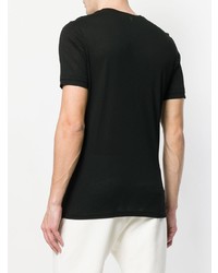Мужская черная футболка с круглым вырезом от Neil Barrett