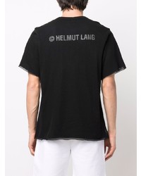 Мужская черная футболка с круглым вырезом от Helmut Lang