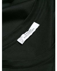 Мужская черная футболка с круглым вырезом от Versace Collection