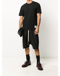 Мужская черная футболка с круглым вырезом от Facetasm