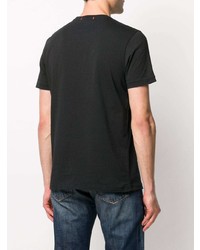 Мужская черная футболка с круглым вырезом от Parajumpers