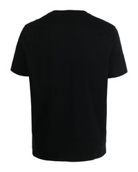 Мужская черная футболка с круглым вырезом от Parajumpers