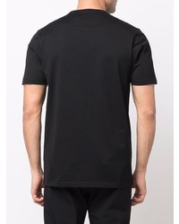 Мужская черная футболка с круглым вырезом от C.P. Company