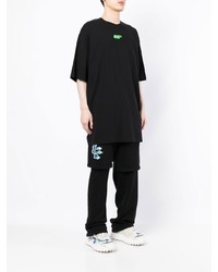 Мужская черная футболка с круглым вырезом от Off-White