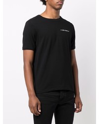 Мужская черная футболка с круглым вырезом от IRO