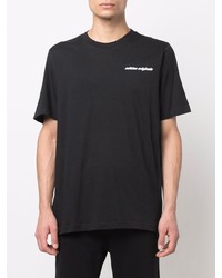 Мужская черная футболка с круглым вырезом от adidas