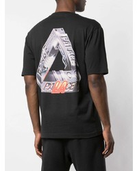 Мужская черная футболка с круглым вырезом от Palace